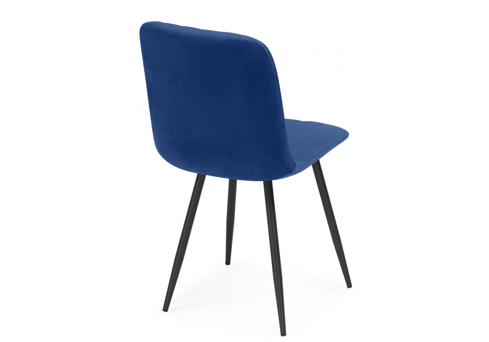 фото стул на металлокаркасе woodville дани синий (zd 798) / черный np 632304 | 220svet.ru