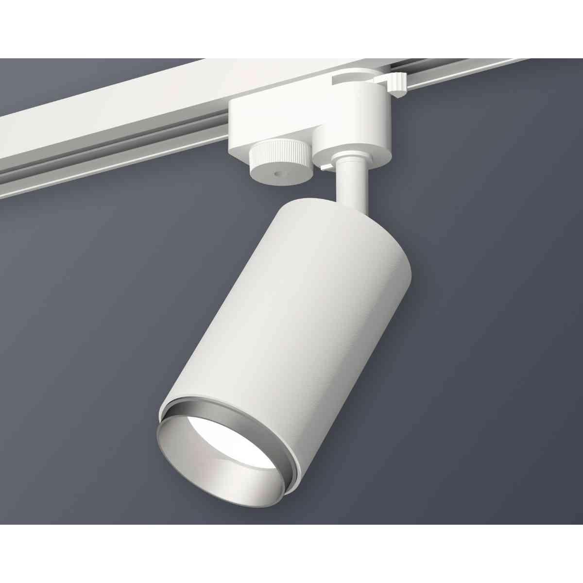 фото комплект трекового светильника ambrella light track system xt6322043 swh/mch белый песок/хром матовый (a2520, c6322, n6123) | 220svet.ru