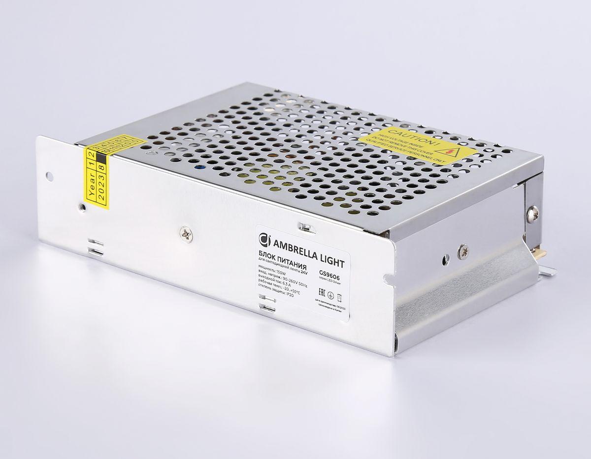 фото блок питания для светодиодной ambrella light illumination led driver 24v 150w ip20 6,3a gs9606 | 220svet.ru