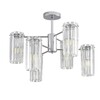 Миниатюра фото потолочная люстра на штанге lumion favla 8348/6c хром | 220svet.ru