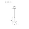 Миниатюра фото подвесной светильник divinare delta 2216/33 sp-5 | 220svet.ru
