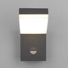 Миниатюра фото уличный настенный светодиодный светильник elektrostandard sensor 1541 techno led серый a053947 | 220svet.ru
