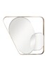 Миниатюра фото зеркало в металлич. раме цвет золото  91*102см garda decor kfe1210 | 220svet.ru