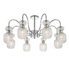 Миниатюра фото потолочная люстра escada gloss 1141/8pl chrome/clear | 220svet.ru