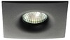 Миниатюра фото светильник встраиваемый алюминиевый эра kl104 bk под лампу mr16 gu5.3 черный б0059794 | 220svet.ru