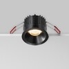 Миниатюра фото встраиваемый встраиваемый светильник maytoni alfa led dl043-01-15w3k-rd-b-1 | 220svet.ru