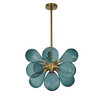 Миниатюра фото люстра на штанге loft it miracle 10130/12 blue | 220svet.ru