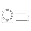 Миниатюра фото накладной точечный светодиодный светильник kanlux tiberi pro nt20w-940b 35677 | 220svet.ru