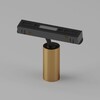 Миниатюра фото трековый светодиодный светильник elektrostandard dim cantors 85071/01 латунь a063531 | 220svet.ru