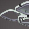 Миниатюра фото потолочная светодиодная люстра reluce 06321-3.3-05 wh+cr (rgb) | 220svet.ru
