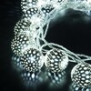 Миниатюра фото светодиодная гирлянда eurosvet нить 230v 400-003 хром/белый с эффектом мерцания | 220svet.ru