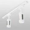 Миниатюра фото трековый однофазный светильник elektrostandard gu10 mrl 1007 белый/серебро a047375 | 220svet.ru
