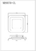 Миниатюра фото потолочный светодиодный светильник myfar ceiling sao mr9070-cl | 220svet.ru