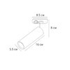 Миниатюра фото трековый однофазный светильник arte lamp beid a1515pl-1sg | 220svet.ru
