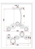 Миниатюра фото подвесная люстра moderli molly v10801-5p | 220svet.ru
