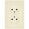 Миниатюра фото розетка эра galaxy 15-2107-02 без заземления двойная 2x2p 16а-250в ip20 слоновая кость б0071698 | 220svet.ru