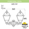 Миниатюра фото светильник уличный настенный fumagalli porpora/cefa u23.141.000.bye27 | 220svet.ru