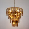 Миниатюра фото подвесная люстра arte lamp sophia a4066lm-11pb | 220svet.ru