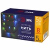Миниатюра фото светодиодная гирлянда эра нить 220v разноцветный enin-5m б0041892 | 220svet.ru