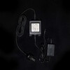 Миниатюра фото трансформатор 50w с выпрямителем для нитей 24в до 1000 led, провод черный каучук, ip65 ltc ptr50-3a | 220svet.ru