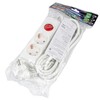 Миниатюра фото удлинитель uniel ultra 2гн х 3м с/з s-gcu2-3b white ul-00010010 | 220svet.ru