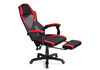 Миниатюра фото компьютерное кресло woodville brun red / black 15401 | 220svet.ru
