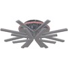 Миниатюра фото потолочная светодиодная люстра reluce 09824-3.3-4+4c cr (rgb) | 220svet.ru