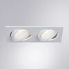 Миниатюра фото встраиваемый светильник arte lamp kant a9610pl-2wh | 220svet.ru