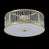 Миниатюра фото потолочная люстра crystal lux avenue pl4 brass | 220svet.ru