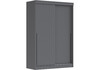 Миниатюра фото шкаф-купе woodville айвор 1,5м графит 614739 | 220svet.ru