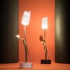 Миниатюра фото настольная лампа светодиодная tulip battery white slamp | 220svet.ru
