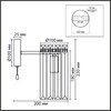 Миниатюра фото бра с выключателем lumion favla 8348/1w хром | 220svet.ru