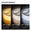 Миниатюра фото комплект светодиодной влагозащищенной ленты ogm 6w/m 120led/m 2835smd холодный белый 15m sl-70 | 220svet.ru