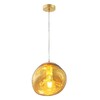 Миниатюра фото подвесной светильник crystal lux malaga sp1 d200 gold | 220svet.ru