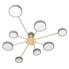 Миниатюра фото потолочная светодиодная люстра loft it sunrise 10316/8 grey | 220svet.ru