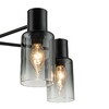 Миниатюра фото потолочная люстра escada diversity 2120/5p black | 220svet.ru