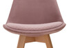Миниатюра фото стул деревянный woodville bonuss light purple / wood 15322 | 220svet.ru