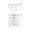 Миниатюра фото настенный светильник bogates cappio 380/2 a069358 | 220svet.ru