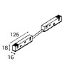 Миниатюра фото коннектор гибкий italline atom it012-5041 black | 220svet.ru