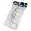 Миниатюра фото удлинитель uniel 3гн х 3м с/з s-gcu3-3 white ul-00010001 | 220svet.ru