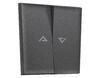Миниатюра фото лицевая панель двухклавишного выключателя ambrella volt quant pro sigma sp6544 | 220svet.ru