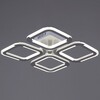 Миниатюра фото потолочная светодиодная люстра reluce 09821-3.3-04 wh | 220svet.ru
