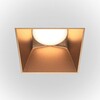 Миниатюра фото встраиваемый светильник maytonil share dl051-01-gu10-sq-wmg | 220svet.ru
