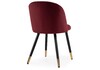 Миниатюра фото стул gabi wine red / black | 220svet.ru