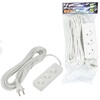 Миниатюра фото удлинитель uniel ultra 3гн х 10м б/з s-cu3-7 white ul-00009986 | 220svet.ru