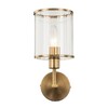 Миниатюра фото бра indigo dante 13022/1w brass v000413 | 220svet.ru