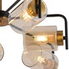 Миниатюра фото потолочная люстра illumico il8248-6cou-79 bk gd | 220svet.ru