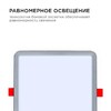 Миниатюра фото встраиваемая светодиодная панель ogm lp-21 | 220svet.ru