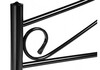 Миниатюра фото двуспальная кровать woodville морика черная 482083 160х200 | 220svet.ru