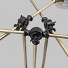 Миниатюра фото подвесная люстра imex md.5299-6-s-ab+bk | 220svet.ru